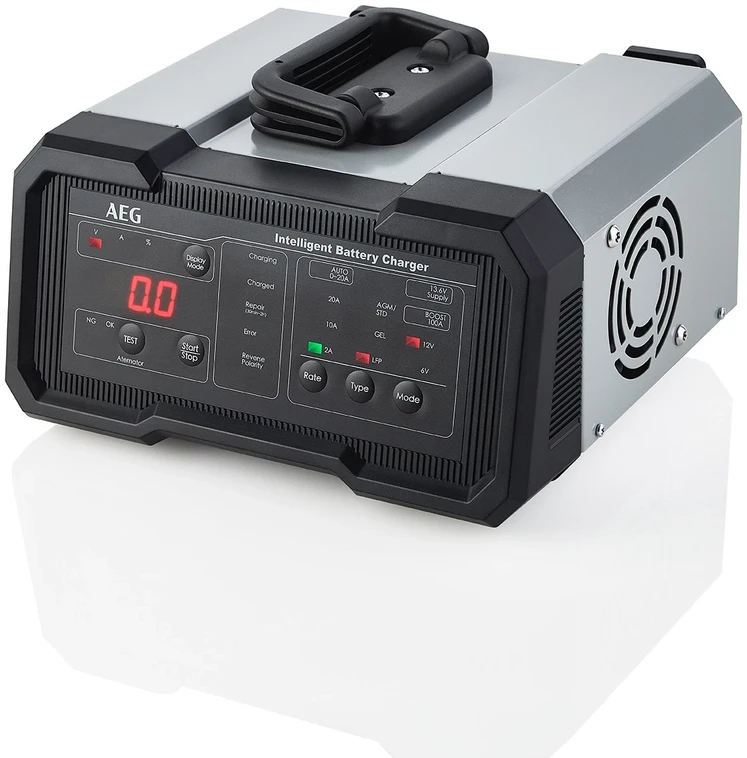 AEG automobilių akumuliatorių įkroviklis 6/12 V 20 A su palaikymo režimu CW20