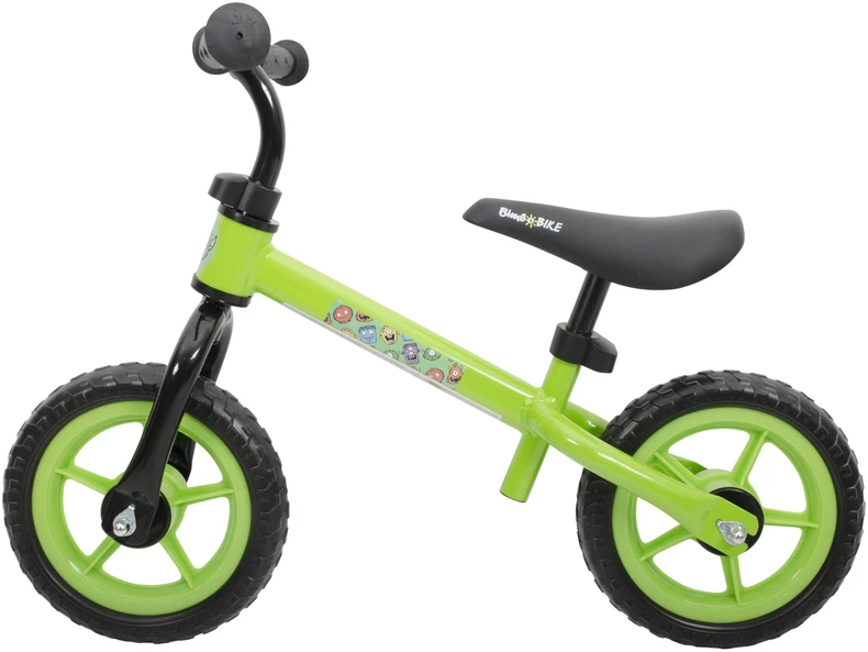Bimbo Bike Bimbo_ Bike Balansinis dviratis Bottari Monsters 75811, žalias, 10”