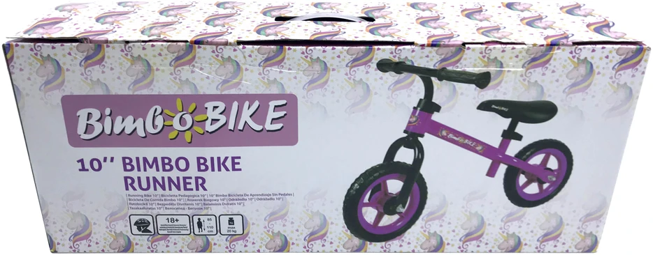 Bimbo Bike Bimbo_ Bike Balansinis dviratis Bottari Bimbo 75807, rožinis, 10”