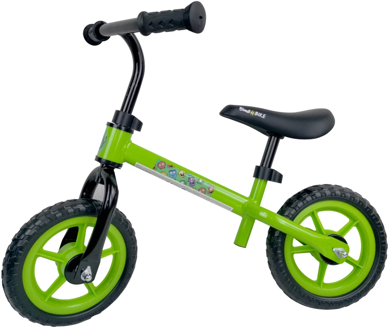 Bimbo Bike Bimbo_ Bike Balansinis dviratis Bottari Monsters 75811, žalias, 10”