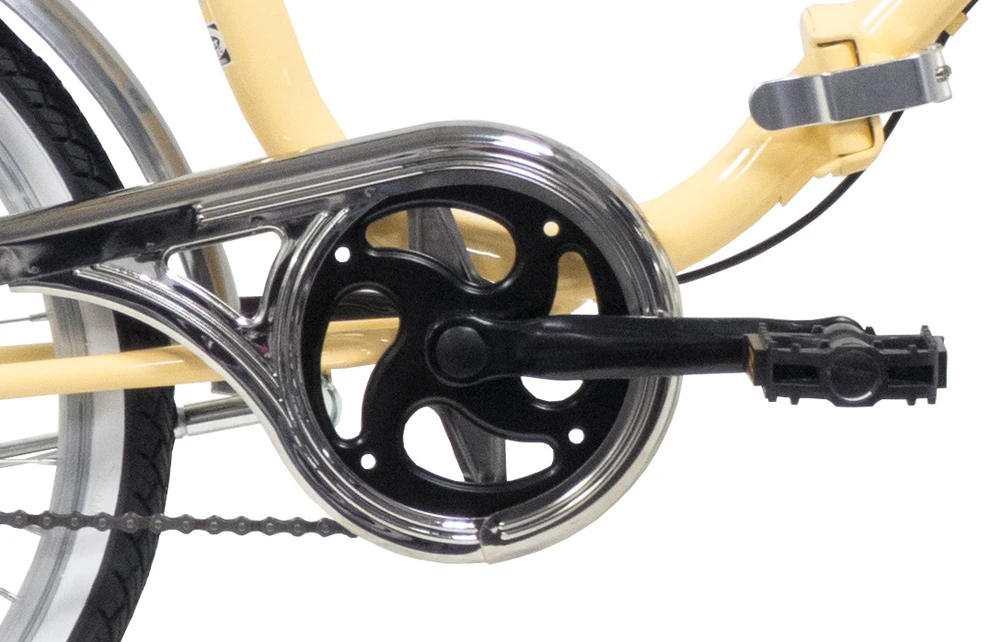 Bottari Bicycle Sulanktomas dviratis 20" "ROMA", kreminė
