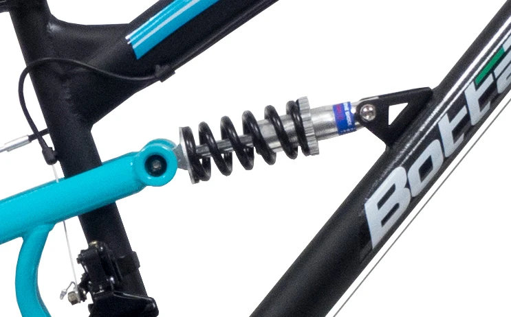 Bottari Bicycle Vyriškas dviratis 24" "ANDALO", juoda / mėlyna