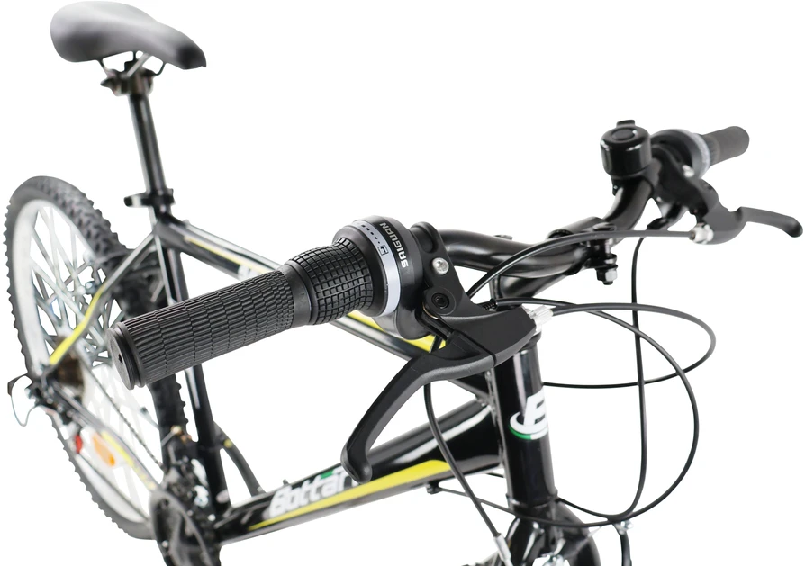 Bottari Bicycle Dviratis kalnų Bottari Milano, 26″ rėmas, juoda sp./geltona sp.