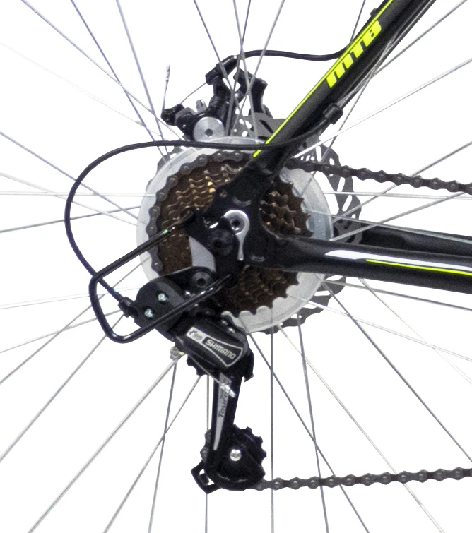 Bottari Bicycle Vyriškas dviratis 27,5" ''LIVIGNO'', juoda/geltona