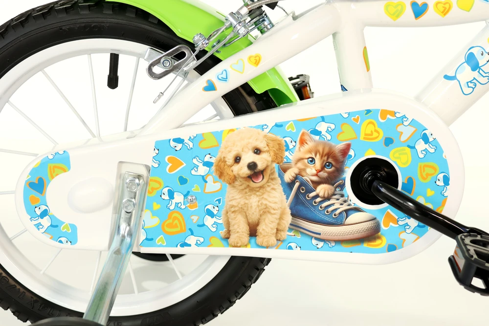 Dino Bikes Licence Vaikiškas dviratis 14'' „Furry Fun“