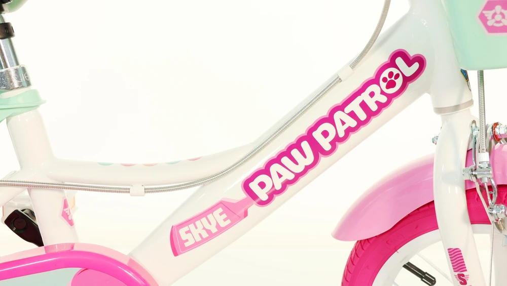 Dino Bikes Licence Pinniped Vaikiškas dviratis Dino Bike Paw Patrol Girl, 14'', rožinis