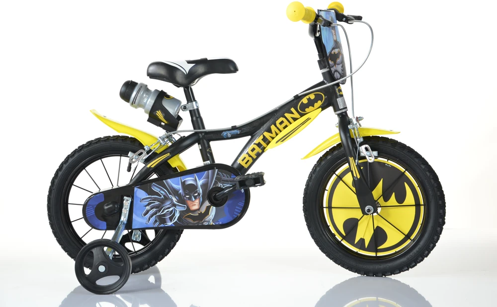 Dino_Bikes Vaikiškas dviratis Dino Bikes 614-BT, geltonas/pilkas