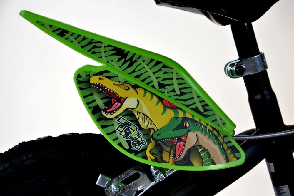 Dino Bikes Licence Cossack Dviračio vaikiškas dviratis berniukams su pagalbiniais ratukais DINO 14''