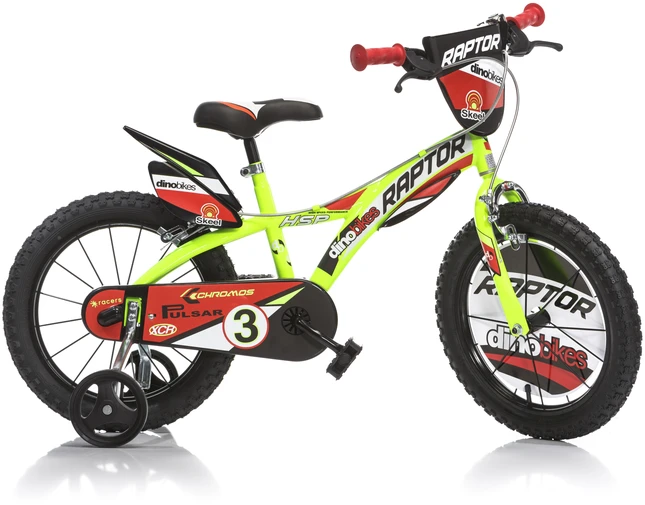 Dino bikes 616L Raptor yellow 16" 2022 children's bike