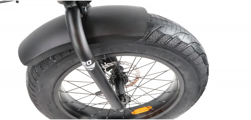 Electric bicycle Denver E2500. 20". 250 W. 10.4 Ah. juodas
