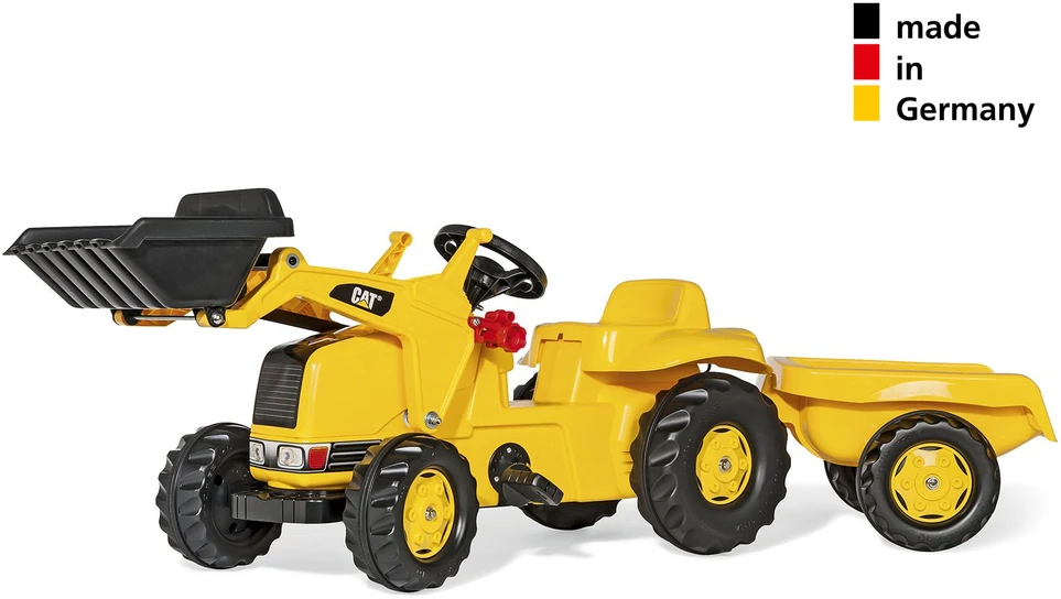 Rolly Toys RollyKid CAT traktorius, krautuvas ir priekaba