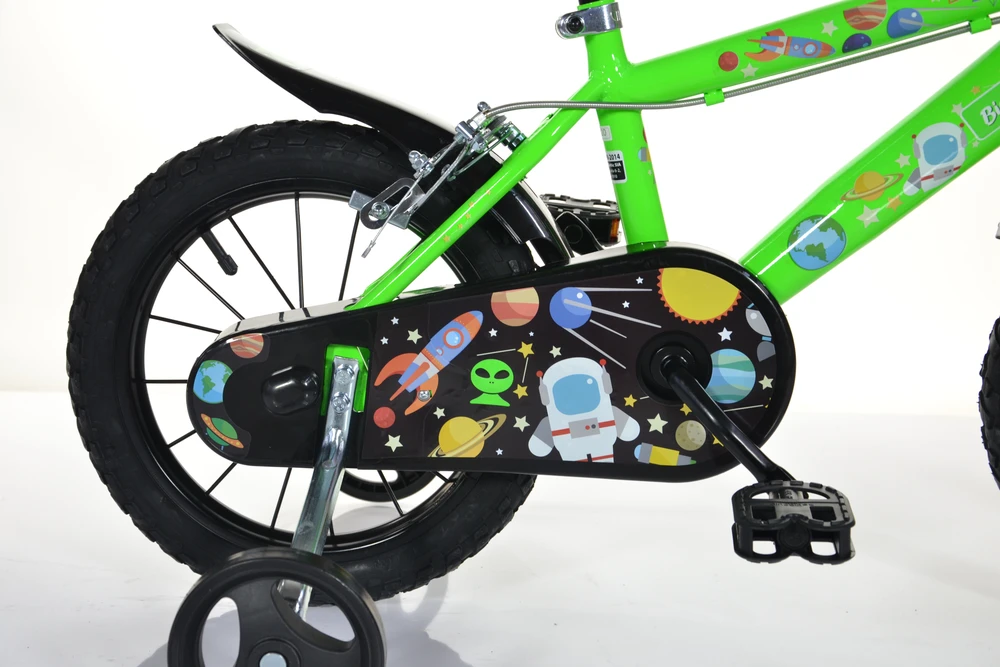 Bimbo Bike Vaikiškas dviratis Bimbo Bike 14" Boy Cosmos, žalias