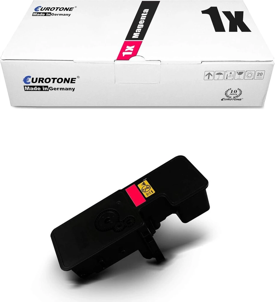 1 x Eurotone magenta spalvos toneris, skirtas Kyocera Ecosys P 5026, kaip Tk-5240m Tk5240m Tk5240 Tk-5240