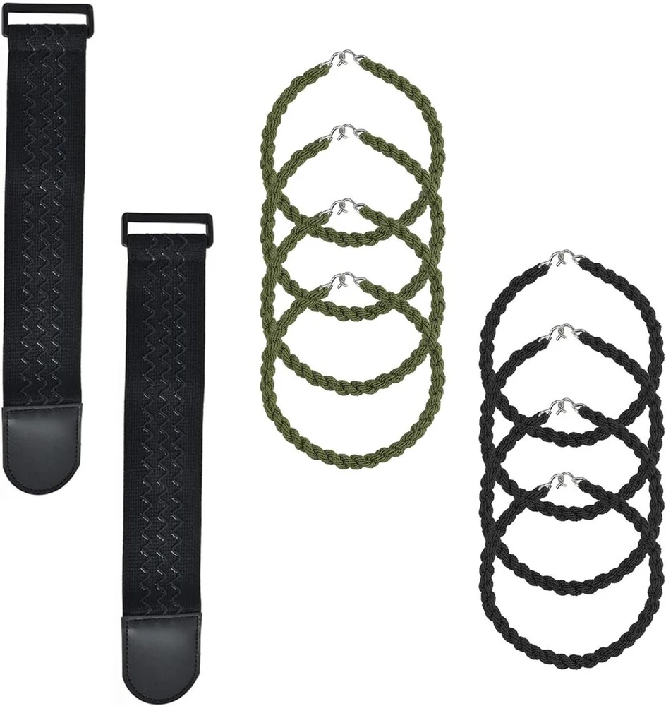 10 dviračių kelnių spaustukų rinkinys, elastingas velcro užsegimas, elastinis kulkšnies dirželis, dviračio kelnių spaustukas, dviračio spaustukas kelnėms, skirtas žvejybai, medžioklei, žygiams, važinėjimui dviračiu ir sodininkystei