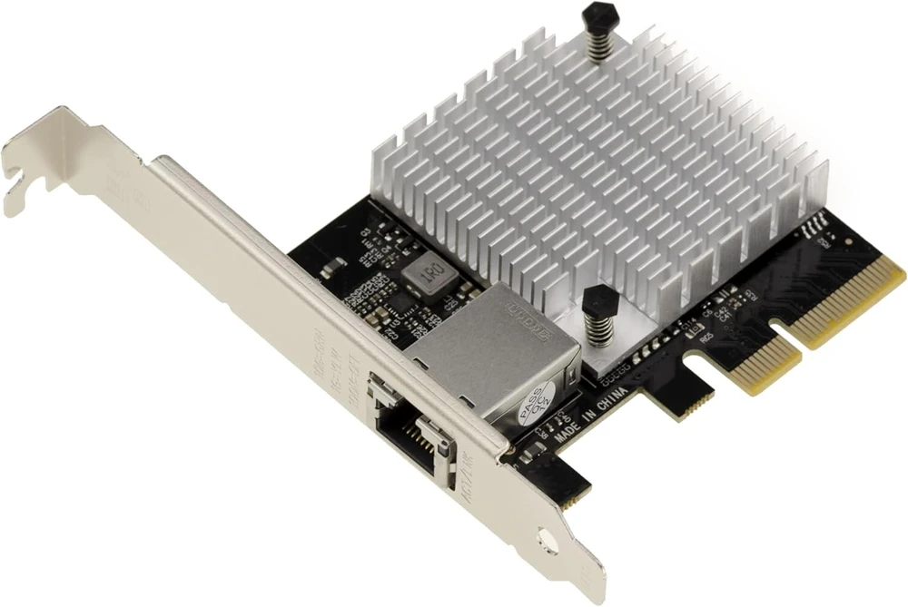 10 Gigabit tinklo plokštė su Aquantia Aqc107s-t1 lustu, 1x Rj45