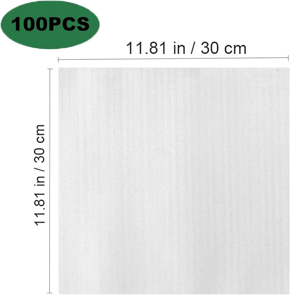 100 vnt. 300x300x1.5 mm putplasčio plėvelės burbulinė plėvelė siuntiniams