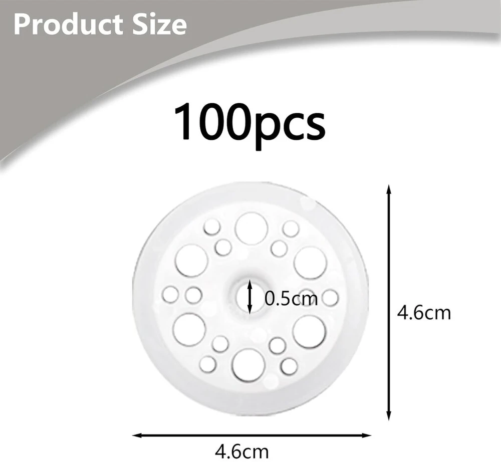 100 vnt. 45 mm plastikinės poveržlės pp poveržlės putplasčio poveržlės, skirtos putplasčio izoliacinėms plokštėms tvirtinti ir laikyti