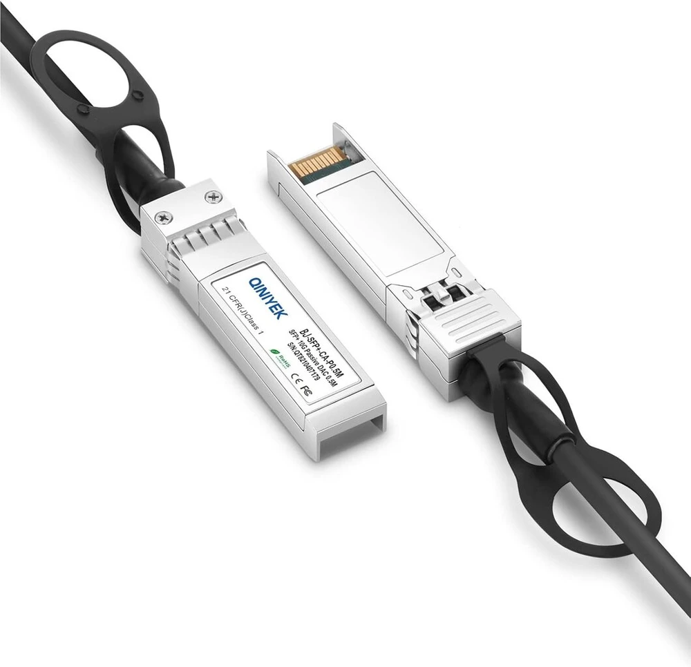 10g Sfp+ Dac kabelis, pasyvus, 0.5 metro