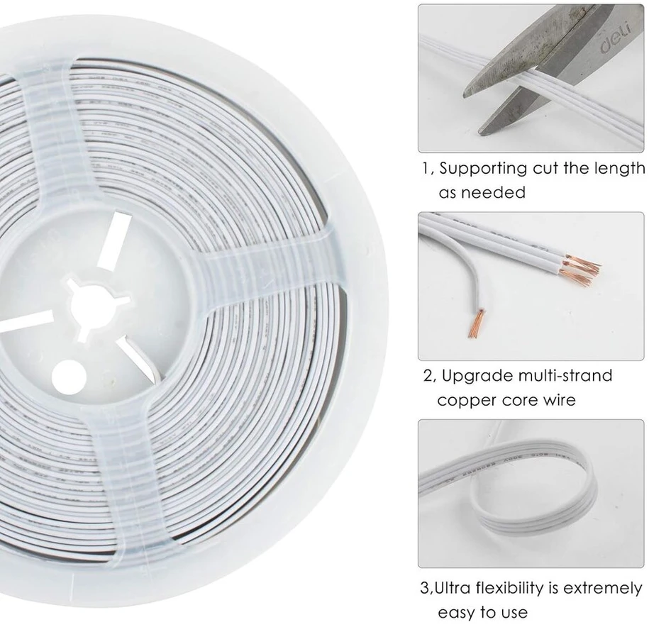 10m 4-pin Rgb Led juostelės prailginimo laidas