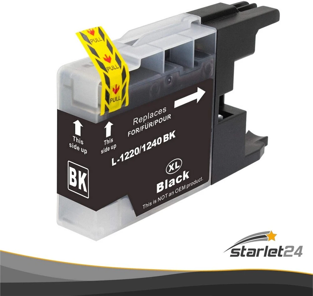 10x Rašalo Kasetės Suderinamos su Brother Lc-1220 Lc-1240