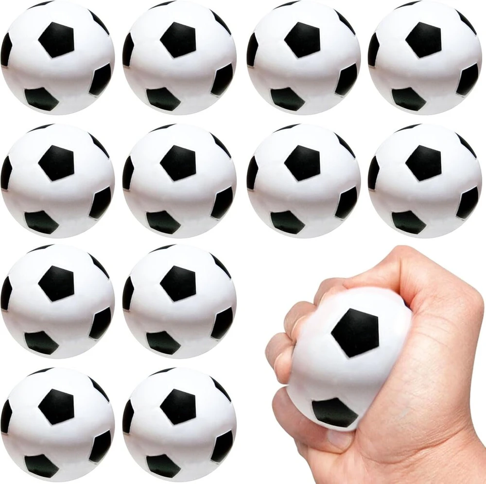 12 mini futbolo kamuolių rinkinys, pripučiami putplasčio kamuoliai, mini sportiniai kamuoliai, putplasčio teniso kamuoliukai vaikams treniruotėms, minkšti putplasčio teniso kamuoliukai, vaikams ir suaugusiems futbolo vakarėliui