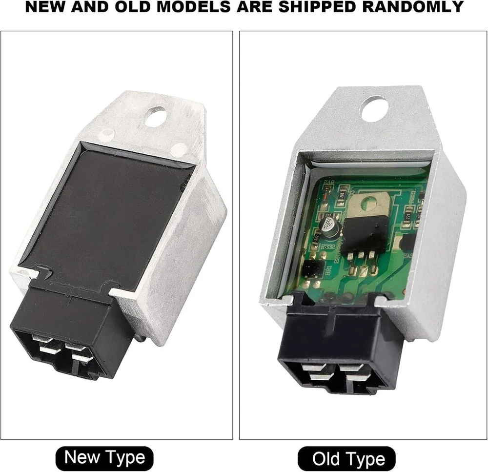12 V įtampos lygintuvas, universalus motociklo 12 V įtampos reguliatorius, motorolerio lygintuvas 4 kontaktų motociklo įtampos lygintuvo reguliatorius, kinietiškas motoroleris