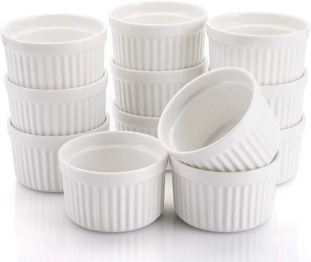 12 vnt. keraminiai sufle indai – 120 ml