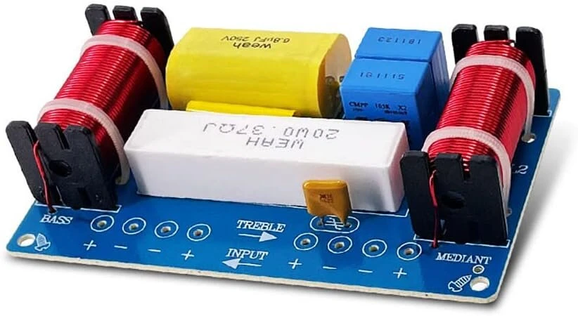 120w 3-juostų garsiakalbių krosoveris 980hz/5000hz