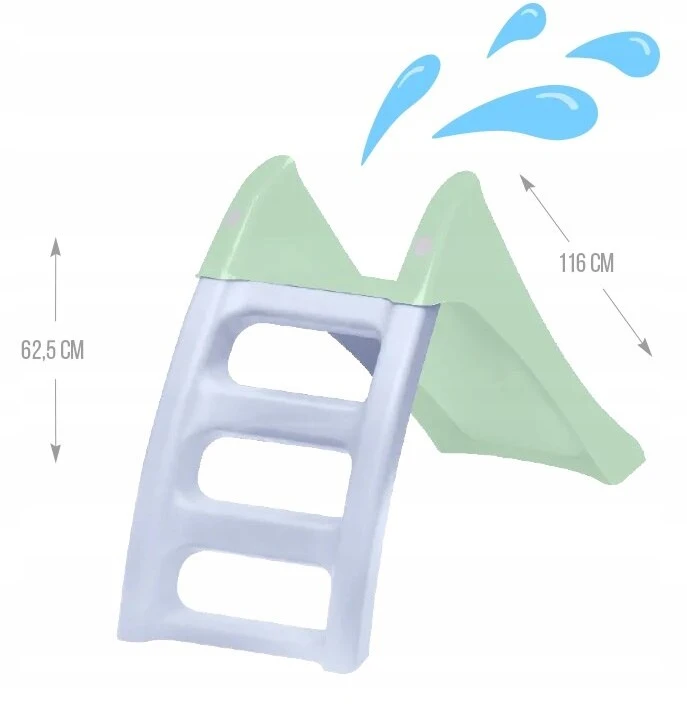 12801 Sodo čiuožykla Maža čiuožykla 116 cm Pastel Žalias Mochtoys