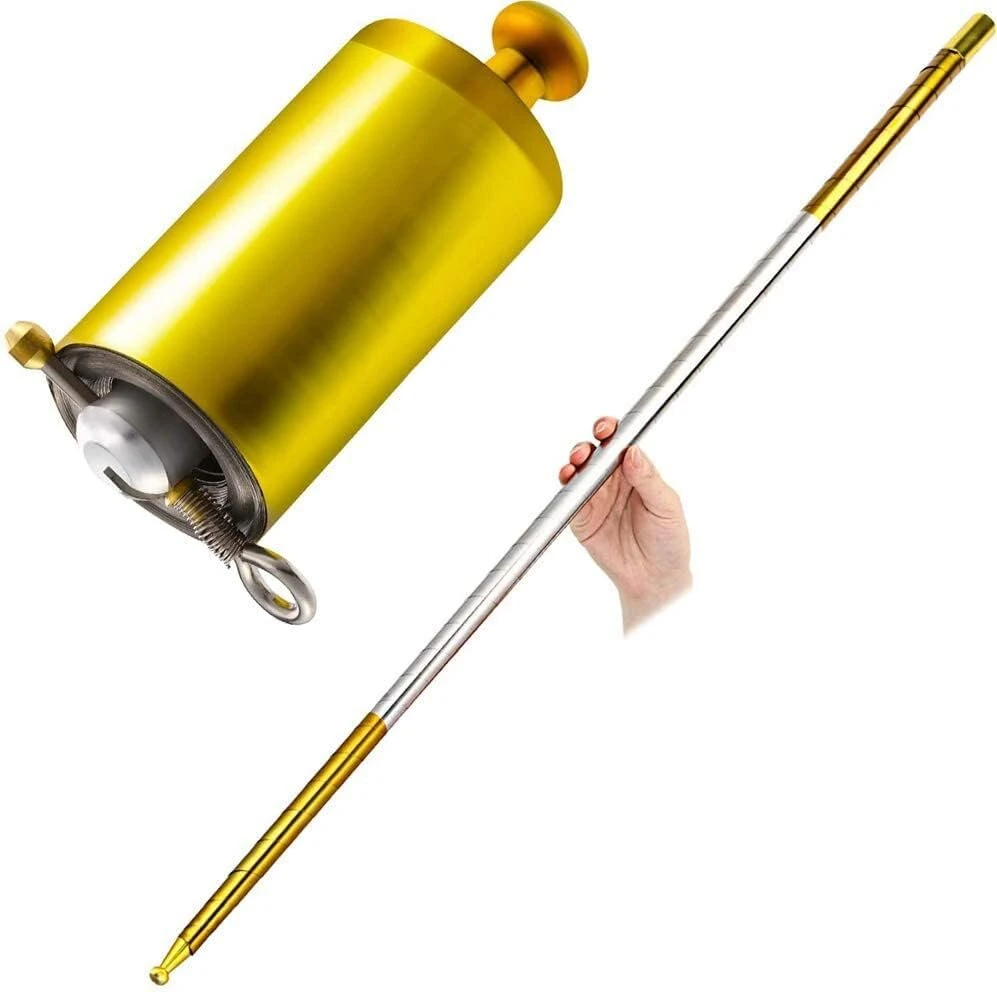 150 cm metalinis magiškas strypas, profesionalus nešiojamas plieno magiškas teleskopinis strypas, nerūdijančio plieno kišeninis strypas, ištraukiamas magiškas strypas, magijos triukų priedai