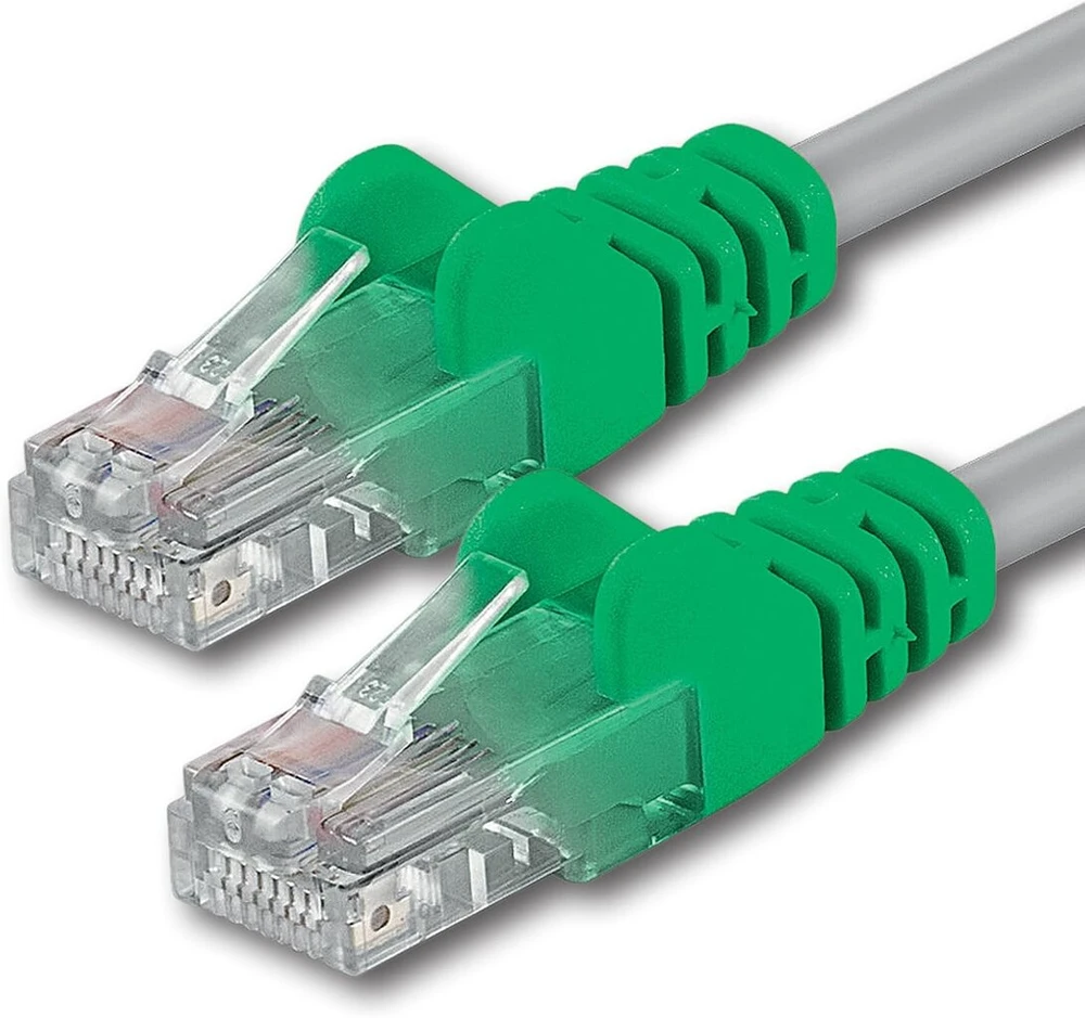 1attack.de - 15m - Crossover - 1 vnt. - Ethernet Gigabit Lan tinklo kabelis (rj45) 1000mbit/s patch kabelis Utp, suderinamas su Cat.5 Cat.5e Cat.7