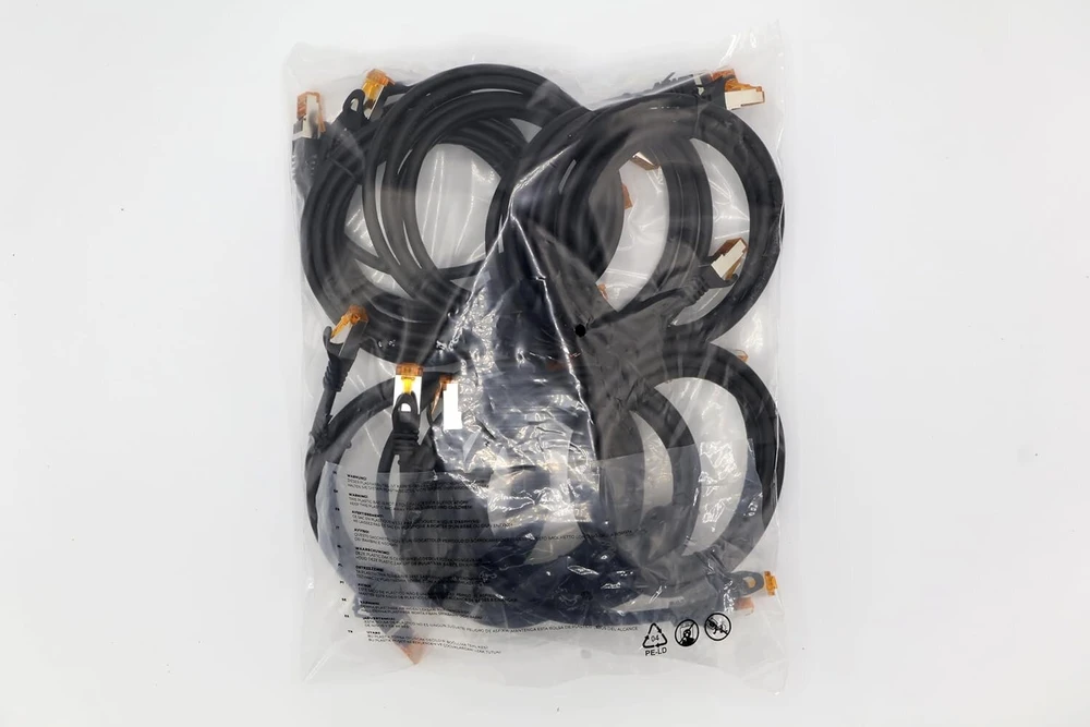 1attack.de Cat.7 tinklo kabelis Cat7 ethernet kabelis patch kabelis tinklo Lan kabelis Cat.7 neapdorotas kabelis 10 Gb/s (sftp Pimf Lszh) rinkinys su Rj45 jungtimi Cat.6a