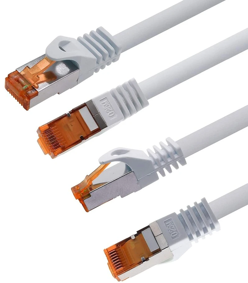 1attack.de Cat.7 tinklo kabelis Cat7 Ethernet kabelis Patch kabelis Tinklo Lan kabelis Cat.7 Raw kabelis 10 Gb/s (sftp Pimf Lszh) rinkinys su Rj45 jungtimi Cat.6a