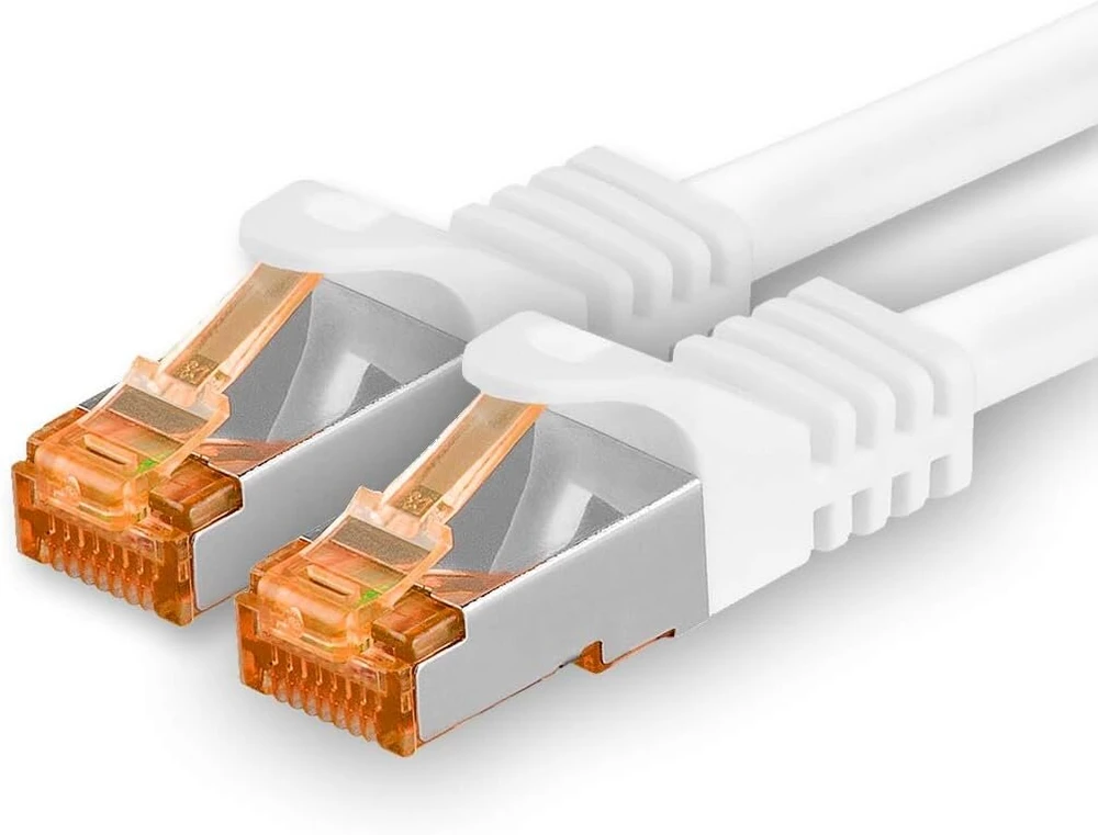 1attack.de Cat.7 tinklo kabelis Cat7 Ethernet kabelis Patch kabelis Tinklo Lan kabelis Cat.7 Raw kabelis 10 Gb/s (sftp Pimf Lszh) rinkinys su Rj45 jungtimi Cat.6a