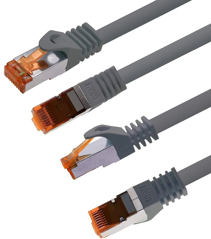 1attack.de Cat.7 tinklo kabelis Cat7 Ethernet kabelis Patch kabelis Tinklo Lan kabelis Cat.7 neapdorotas kabelis 10 Gb/s (sftp Pimf Lszh) rinkinys su Rj45 jungtimi Cat.6a