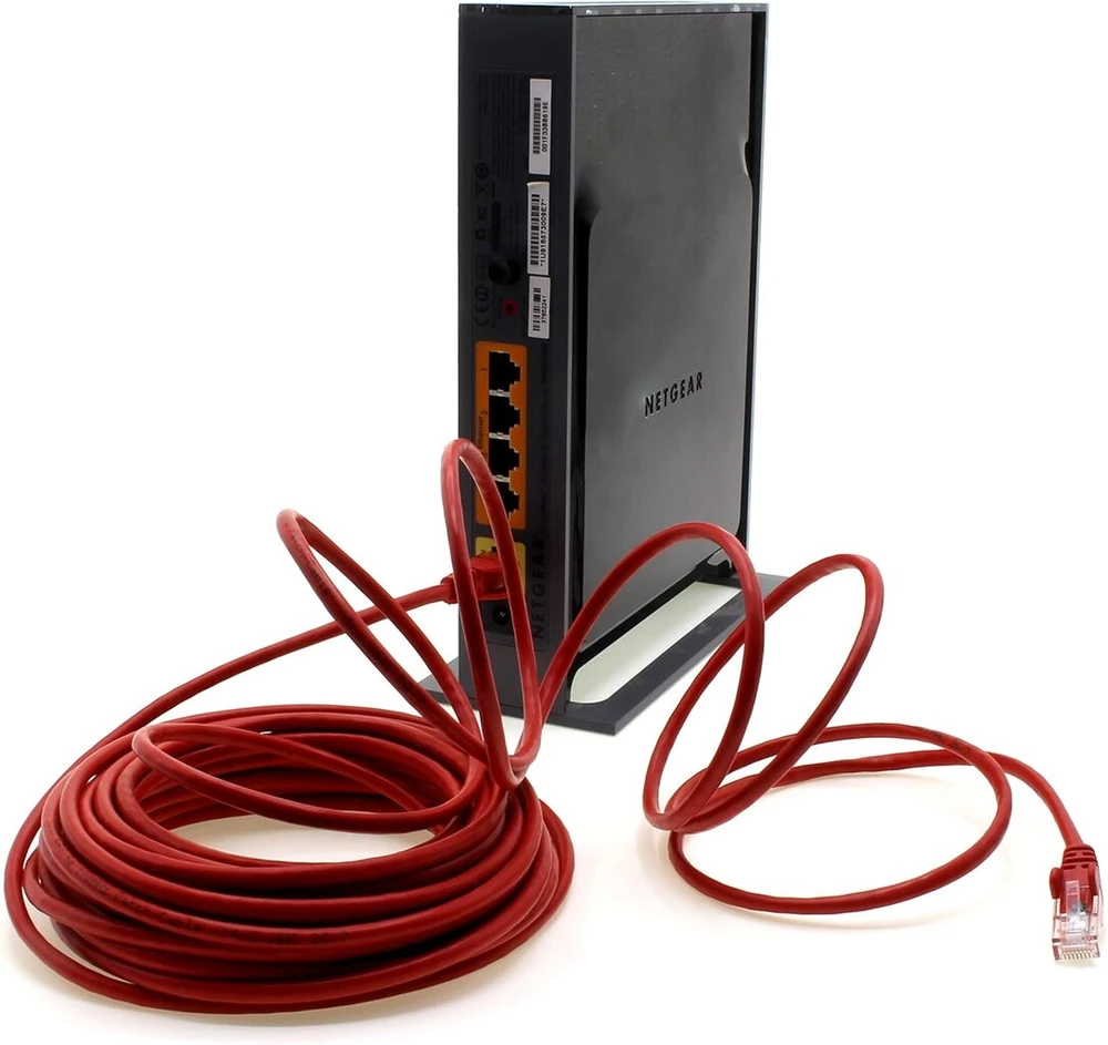 1attack.de tinklo kabelis Cat.6 - (rinkinys) - Cat6 ethernet Lan kabelis 1000 mbps (poe) patch kabelis, suderinamas su Cat.5 Cat.6a Cat.7