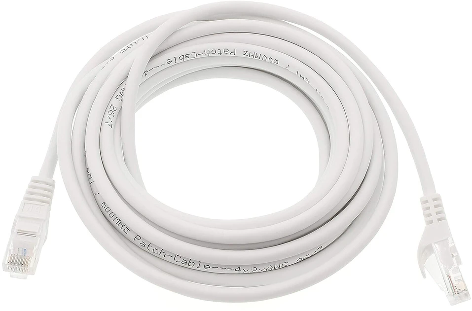 1conn - 3.0m tinklo kabelis, ethernet, lan ir patch kabelis maksimaliam interneto greičiui ir jungia visus įrenginius su rj 45 lizdu baltas - 5 vnt.