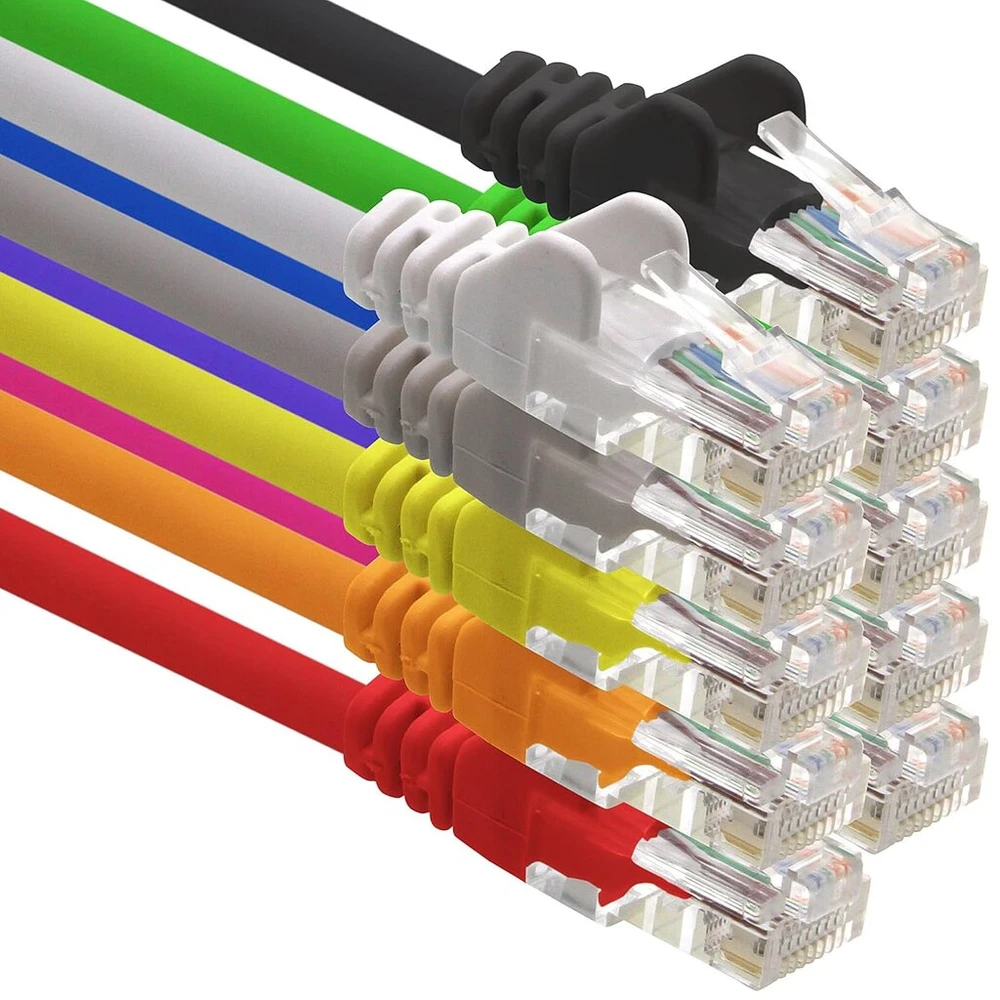 1conn Tinklo kabelis Cat-6 Rj45 10 x 3 m 10 spalvų