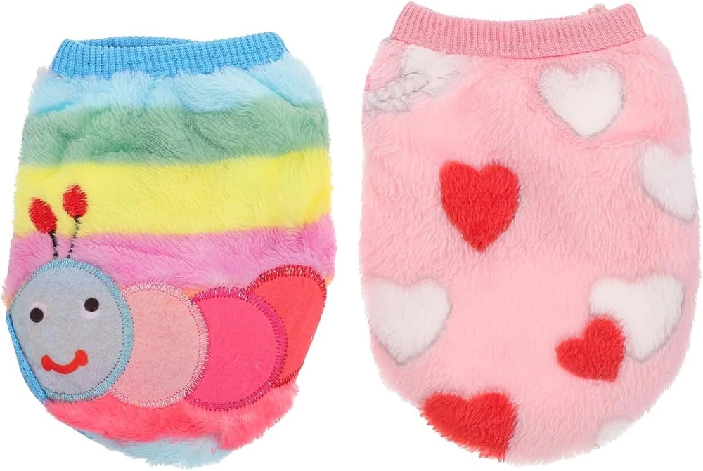 2 dalių triušio drabužiai, šilta liemenė, kostiumas, minkštas marškinėlis kačiukui, šeškui, čihuahua šuniukui, mini šuniui ir smulkiems gyvūnams