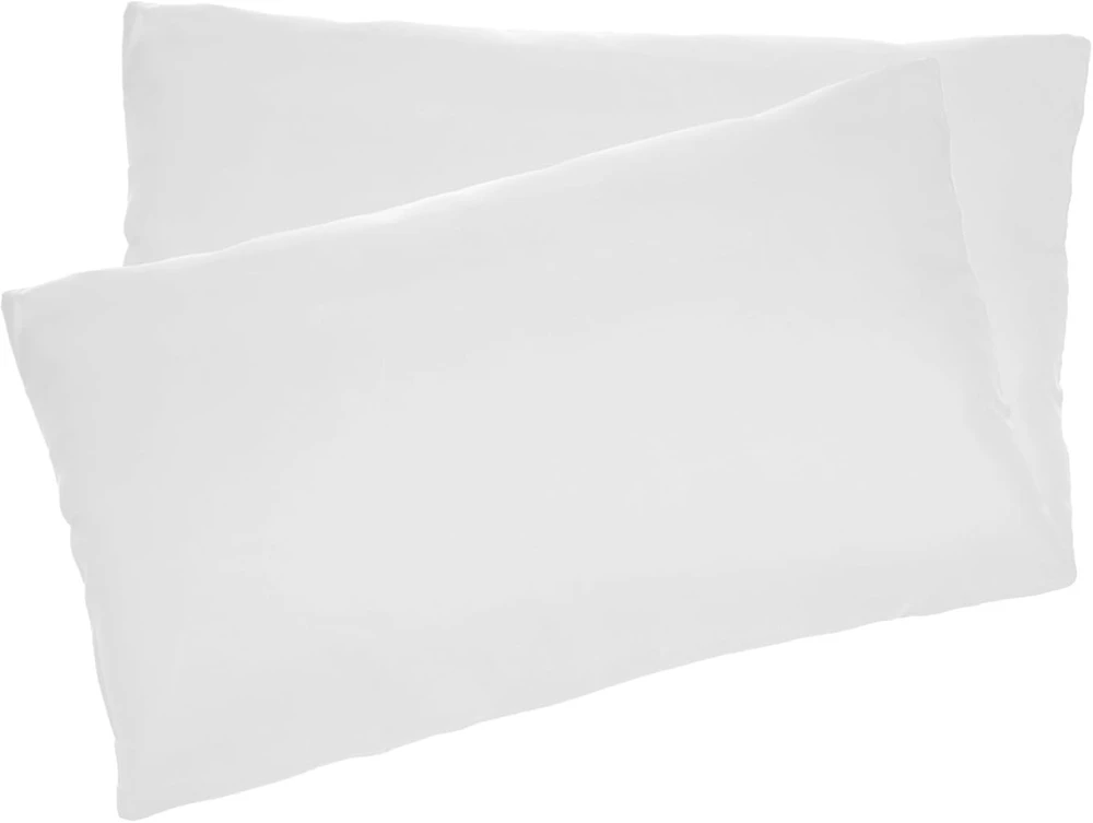 2 pagalvėlių užvalkalai 105 x 40 cm su užtrauktuku, 100% mikropluošto pagalvėlių užvalkalai, ypač minkšti ir permatomi, balti