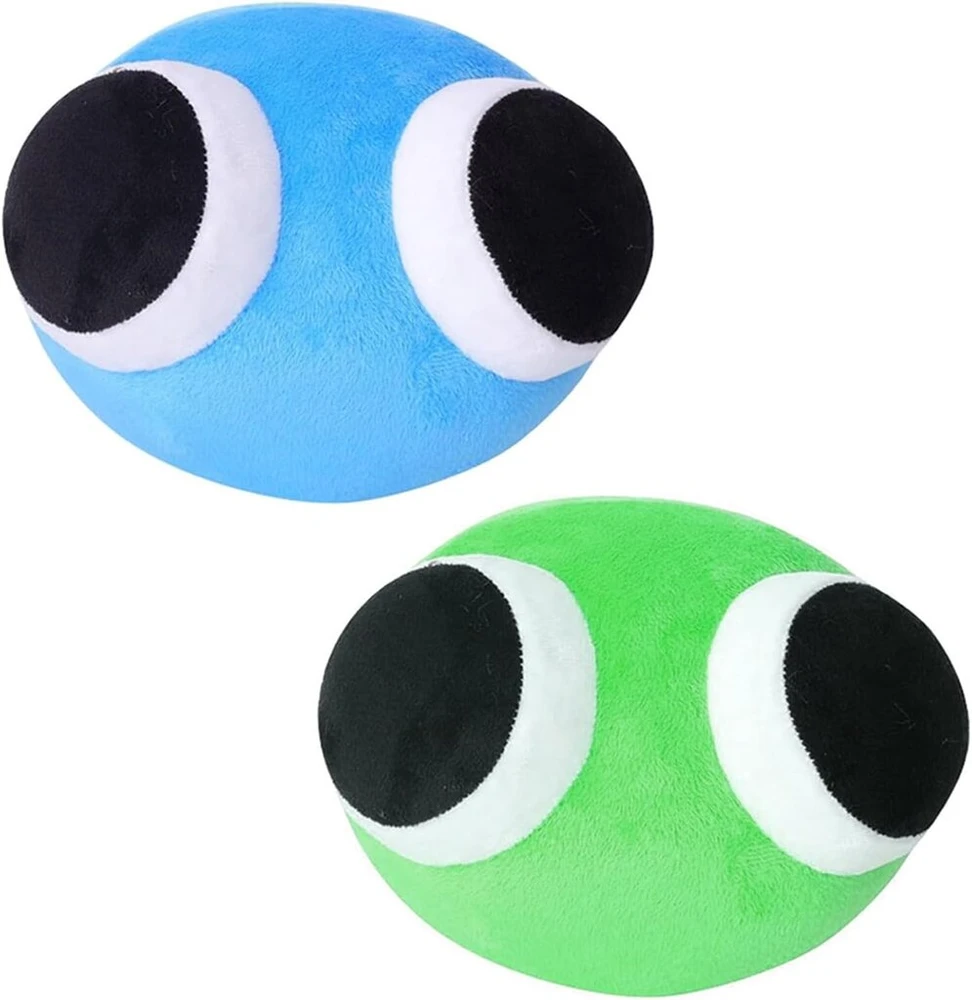 2 vienetų rinkinys Rainbow Friends Lookies, Rainbows Friends Chapter 2 minkšti žaislai, Rainbow Friend pliušinis žaislas berniukams ir mergaitėms, miela vaivorykštės minkšta kimštinė lėlė (spalva atsitiktinė)