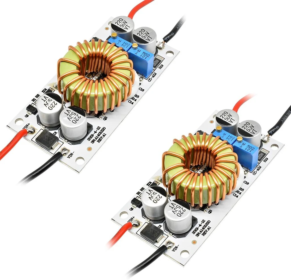 2 vnt. Dc-dc stiprintuvas, 250w, 10a, reguliuojamas maitinimo modulis