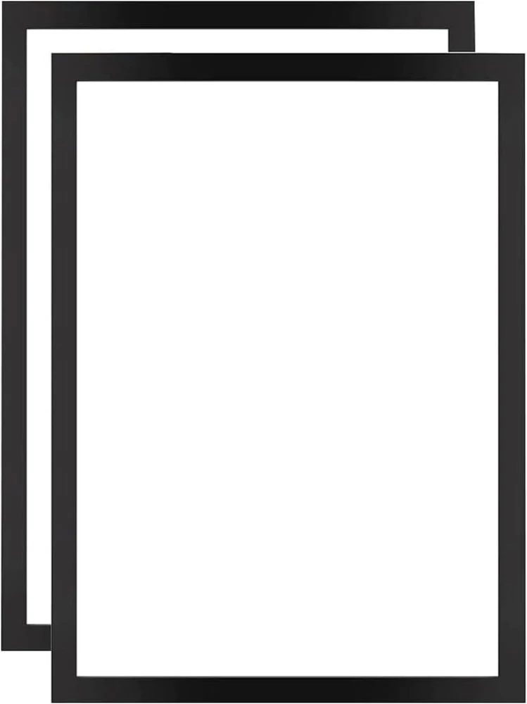Plakatas 2 vnt. deimantinės tapybos rėmelių rinkinys, 30 x 40 cm deimantinės tapybos paveikslų rėmelis, magnetinis rėmelis, skirtas namų sienų dekoravimui, juodas