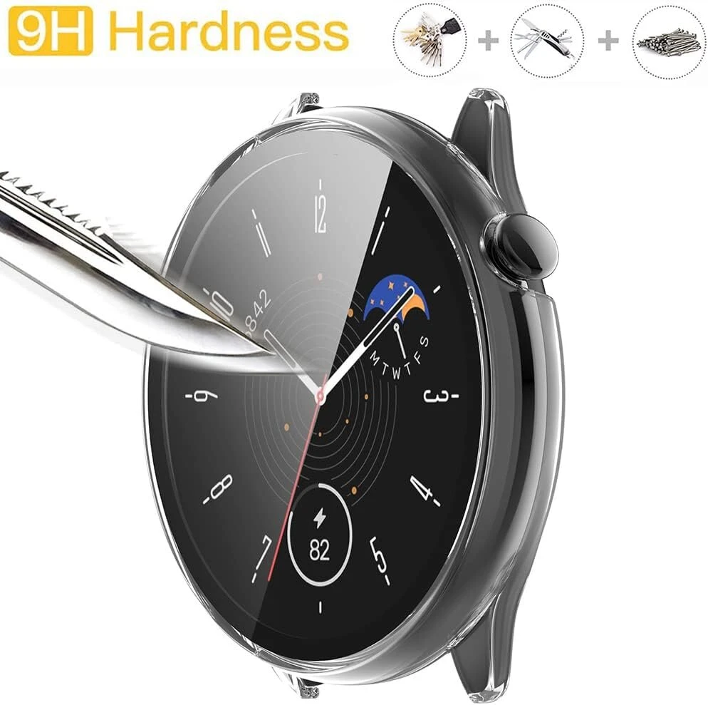 2 vnt. dėklas su ekrano apsauga Amazfit Gtr Mini