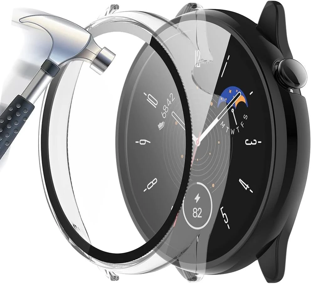2 vnt. dėklas su ekrano apsauga Amazfit Gtr Mini