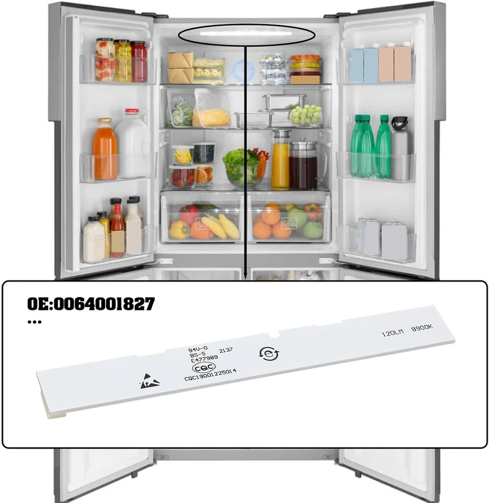 2 vnt. Led juostelės šaldytuvo priekinėms durims, Haier Bcd-575wdbi