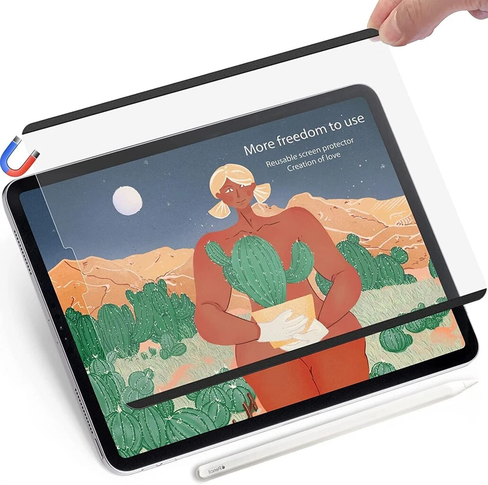2 vnt. magnetinės matinės plėvelės Ipad Air 11" M3/m2 piešimui