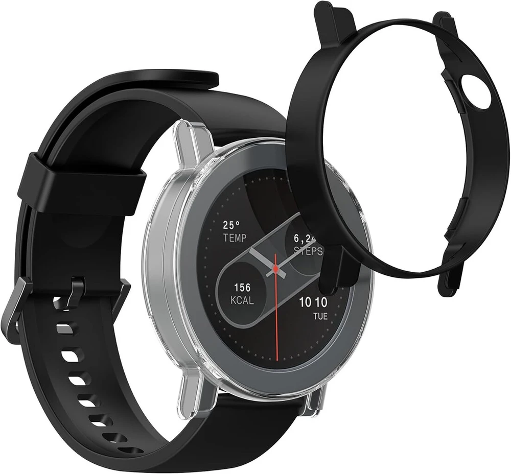 2 x dėklai Cmf by Nothing Watch Pro 2 (d398) - Juodi, permatomi