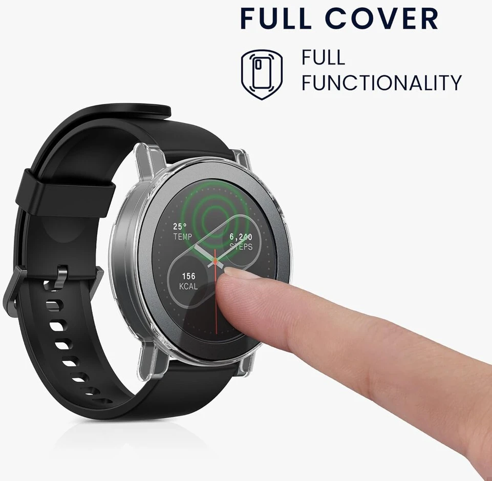 2 x dėklai Cmf by Nothing Watch Pro 2 (d398) - Juodi, permatomi