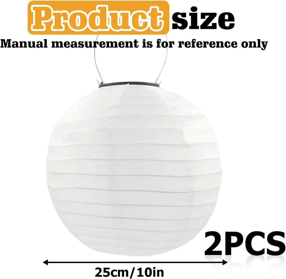 2 žibintų rinkinys saulės energija lauko: Wiyety 25 cm led žibintas vandeniui atsparus nailoninis pakabinamas sodo žibintas atsparus oro sąlygoms sodo žibintai saulės energija sodui, kiemui, terasai, vestuvėms, Helovino vakarėlio dekoravimui